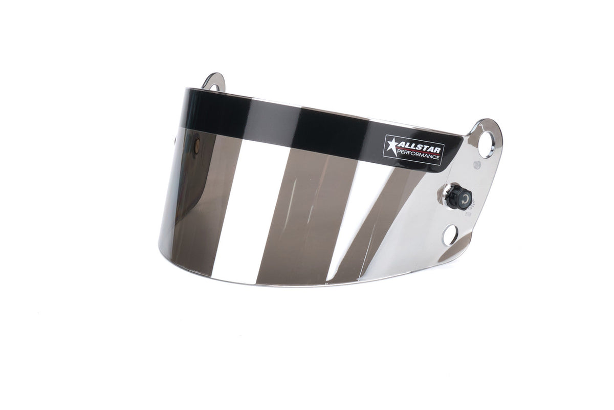 Allstar Performance Helmet Shield Anti-Fog 3mm Polycarbonate Silver Chrome ALL940605