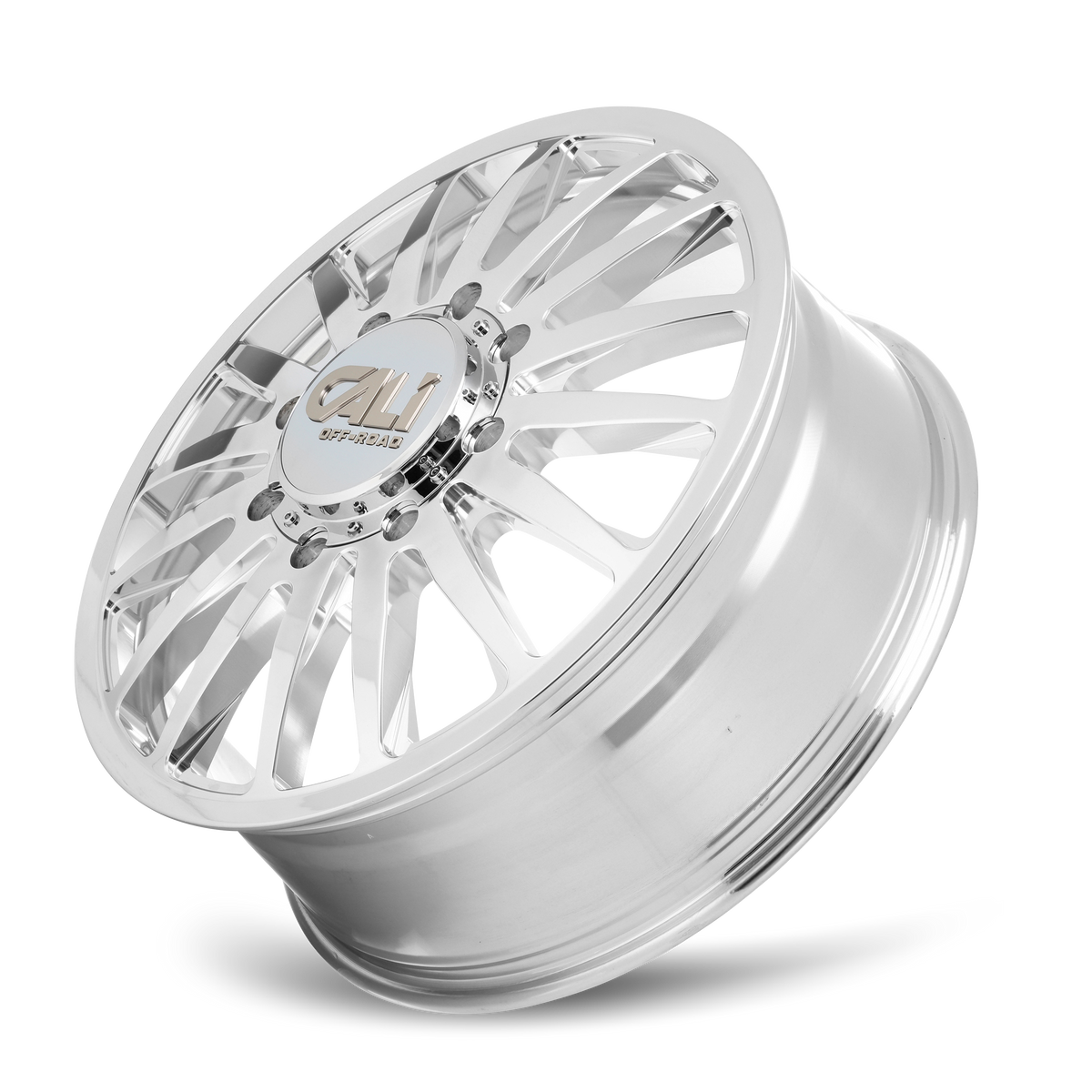 Cali Off-Road Summit Dually Front 22x8.25 8x165.1 115mm Polished Wheel 9110D-22881PMF115