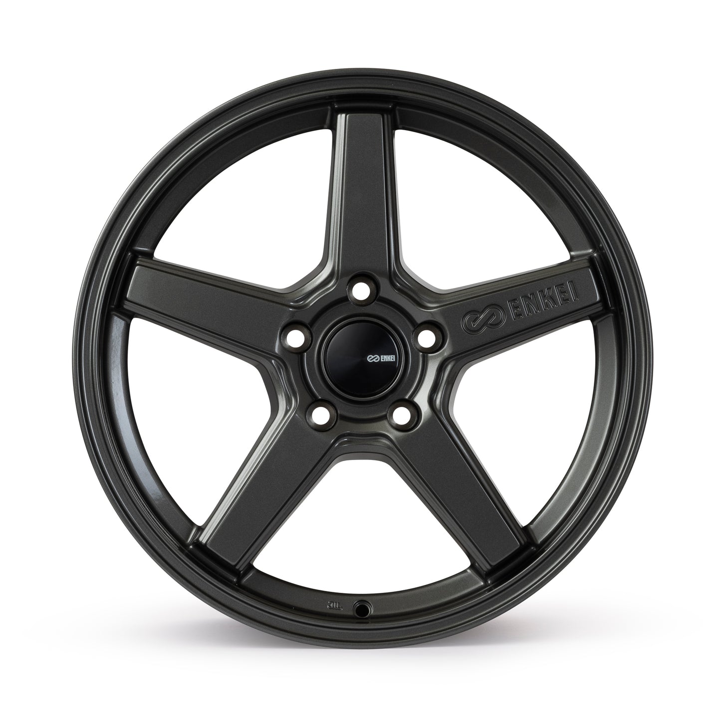 Enkei Quasar 18x8in / 5x114.3 BP / 35mm Offset / 72.6mm Bore - Gloss Gunmetal Wheel