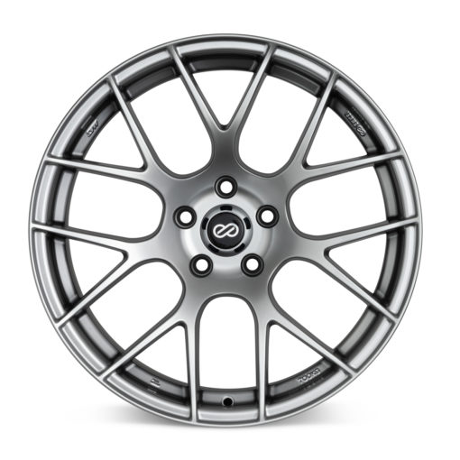 Enkei Raijin 18x8.5 35mm Offset 5x114.3 Bolt Pattern 72.6 Bore Diameter Hyper Silver Wheel