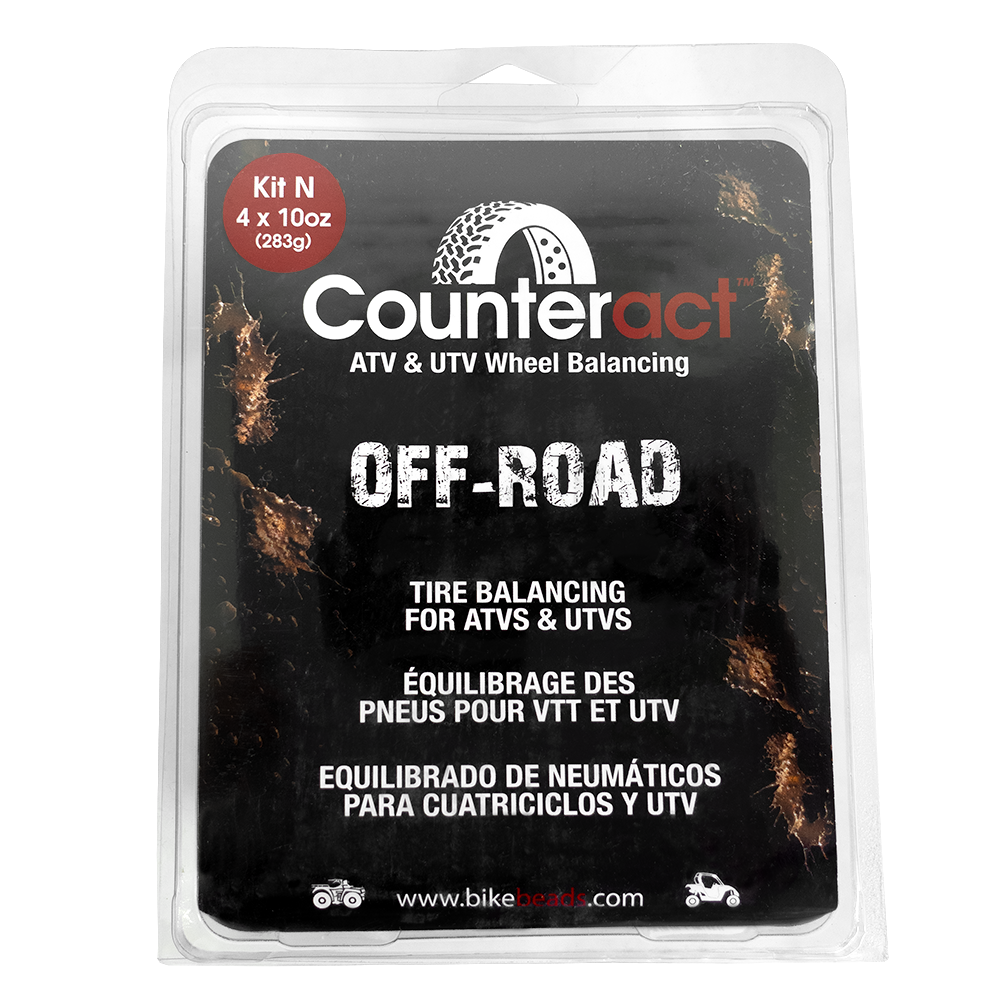 Counteract KIT N ATV/UTV Balancing Bead DIY Kit (4) 10oz Bags
