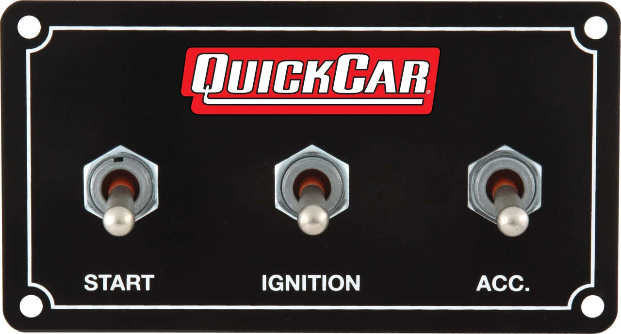 QuickCar Extreme Dual Ignition 3 Switch Panel