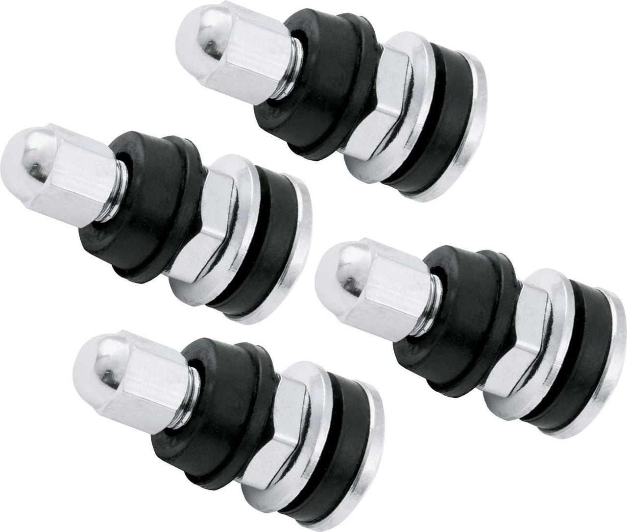 QuickCar Chrome Valve Stem 4-Pack