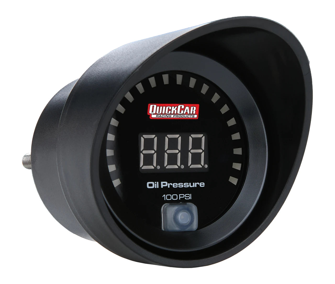 QuickCar Gauge Visor - Fits 2-1/16" Gauges, Black, each