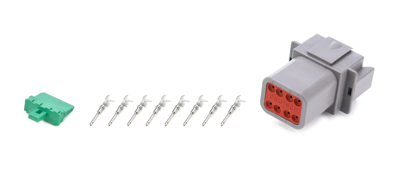 QuickCar 8 Pin DT Deutsch Recepticle