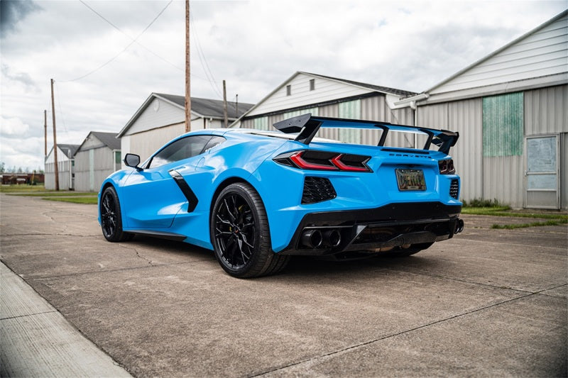 Corsa 20-27 Chevrolet Corvette C8 RWD 4.5in Carbon Fiber Black PVD Tip Kit (For Corsa Exhaust Only)