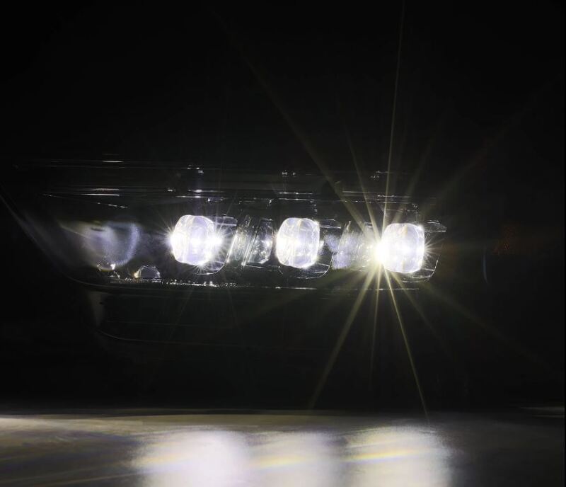 AlphaRex 880261 15-17 Ford Mustang NOVA LED Projector Headlights Alpha Black with Activation Light/Sequential Signal/Switch DRL