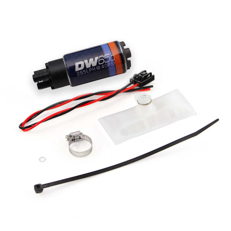 DeatschWerks 88-91 BMW 325i DW65C 265lph Compact Fuel Pump w/ Install Kit (w/o Mounting Clips)