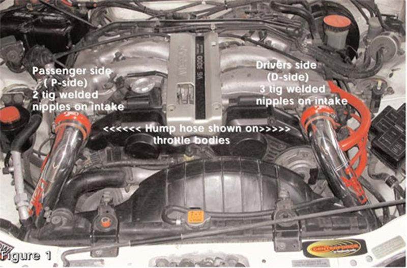 Injen 90-96 Pipe Only Intake System 300Z Non Turbo Polished Short Ram Intake - #IS1981P