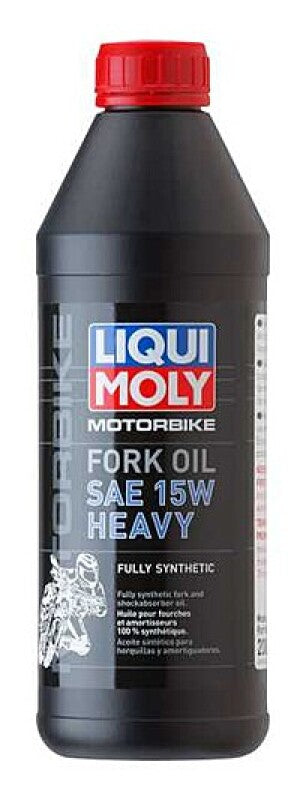 LIQUI MOLY 1L Motorbike Fork Oil SAE 15W Heavy (20096) - Pack of 6