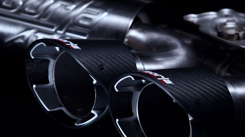 Borla 140839CF 2020 Chevrolet Corvette C8 6.2L ATAK 3in Exhaust System Dual Round Angle Cut Carbon Fiber Tips - #140839CF