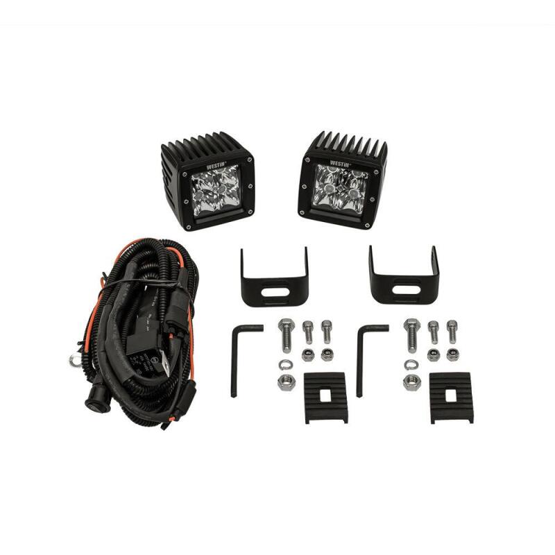 Westin 09-12200B-PR Compact LED 5W 3.2 inch x 3 inch (Set of 2) Black