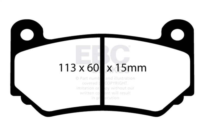 EBC AP Racing Caliper CP7600 Bluestuff NDX Front Brake Pads DP51377NDX
