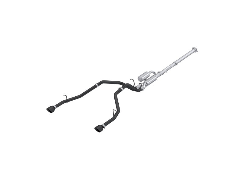 MBRP S5156BLK 2025+ RAM 1500 3.0L BLK Series 3.0in Cat-Back Dual Rear Exit Exhaust - #S5156BLK