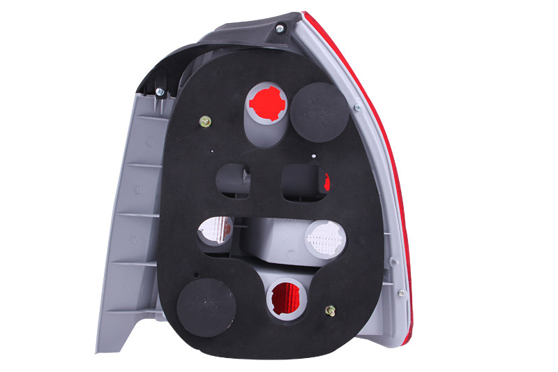 ANZO 1996-2000 Honda Civic Taillights Red/Clear - 3DR