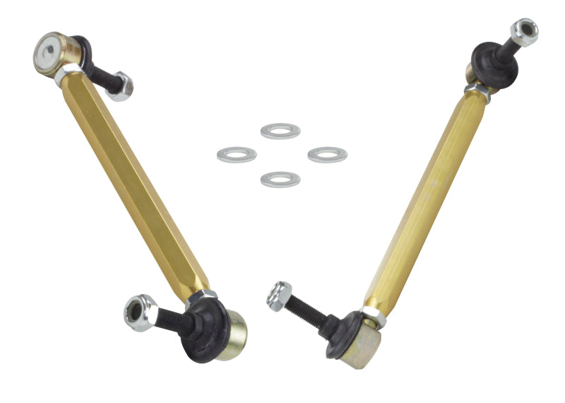 Whiteline KLC106 Front Sway Bar Link Kit Adjustable Ball End Links