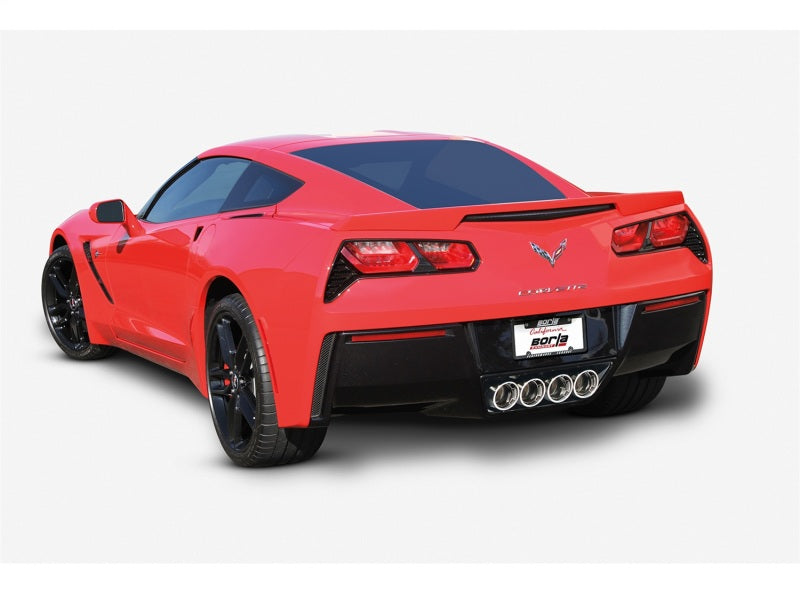 Borla 11881 14-15 Chevy Corvette C7 w/o AFM w/o NPP Atak Rear Section Exhaust Quad Rd RL Tips - #11881