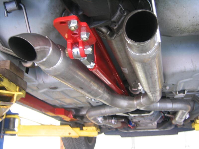 UMI Performance 2205-R Transmission Mounted Adjustable Torque Arm Red