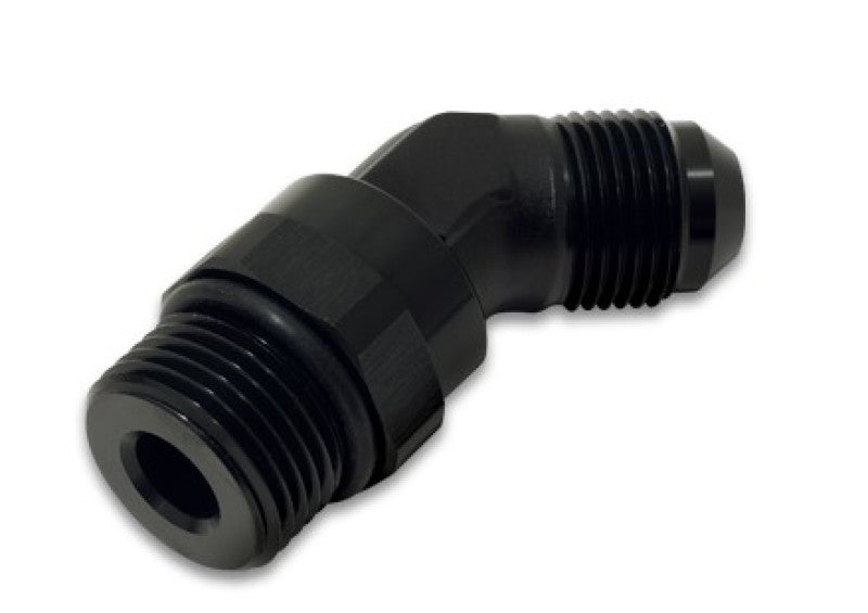 Vibrant -8AN Male to Male -8AN Straight Cut 45 Degree Adapter Fitting