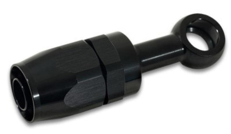 Vibrant -8AN Banjo Hose End Fitting for use with M10 or 3/8in Banjo Bolt