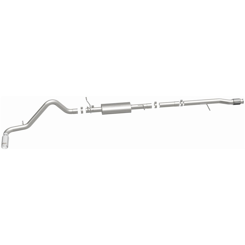 MagnaFlow 15267 14 Chevy Silverado V8 5.3L CC/EC Cab Single P/S Rear Exit Stainless Cat Back Perf Exhaust - #15267