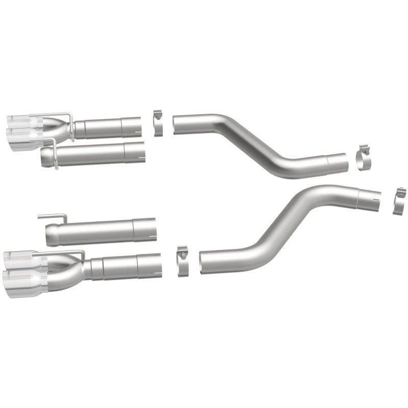 MagnaFlow 19206 Axle-Back, SS, 3in, Quad Split Rear 3.5 Tips 2015 Dodge Challenger incl SRT Hellcat - #19206