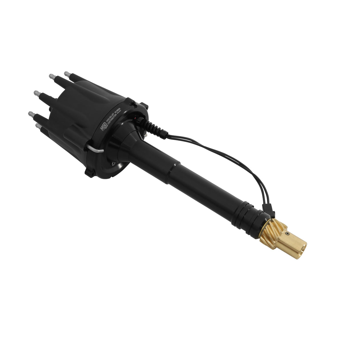 MSD 85505 Black for Chevy V8 Pro-Billet Distributor w/ locked-out timing & bronze gear