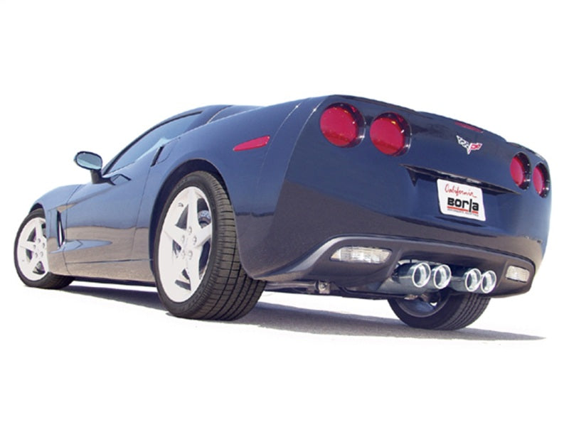 Borla 140453 05-08 Chevrolet Corvette Coupe/Convertible 2dr 6.2L 8cyl AT/MT 6spd ATAK SS Catback Exhaust - #140453