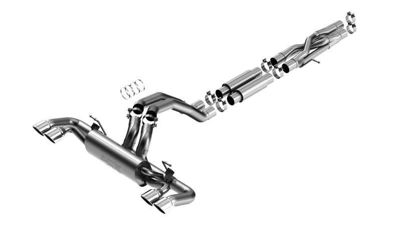 Borla 140893 21-22 Jeep Wrangler Rubicon 392 6.4L V8 AT 4WD 4DR ATAK Cat-Back Exhaust (Stainless) - #140893