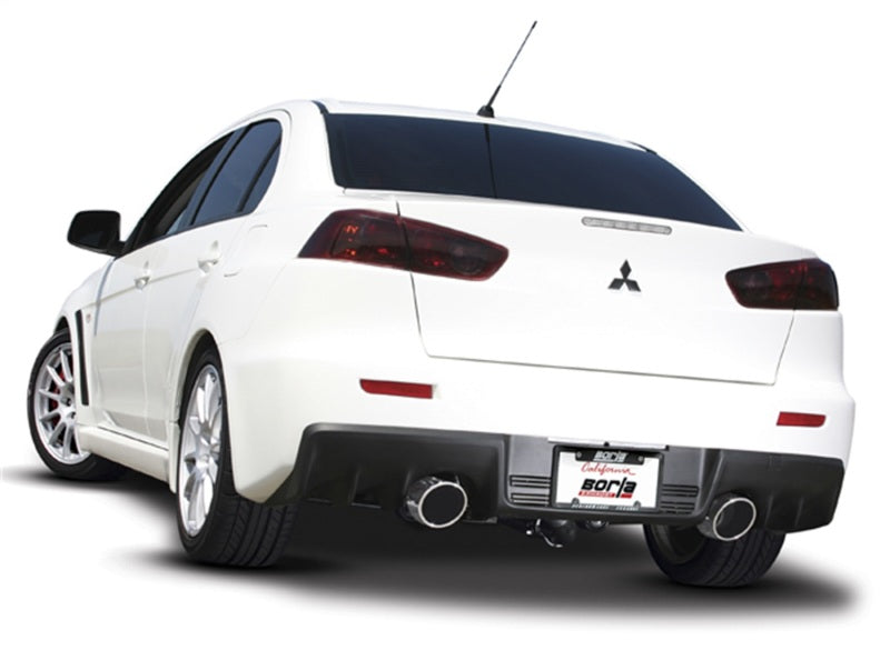 Borla 140334 09-15 Mitsubishi Lancer Ralliart 2.0L 4cyl MT 6spd AWD Catback Exhaust - #140334