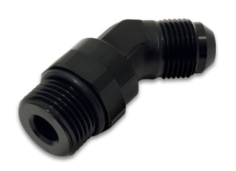 Vibrant -8AN Male to Male -6AN Straight Cut 45 Degree Adapter Fitting