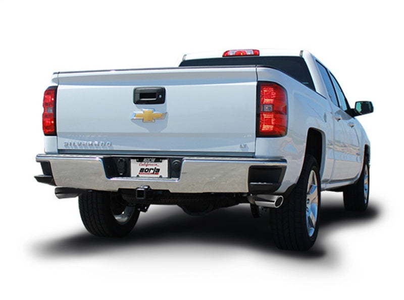 Borla 140546 14 Silv/Sierra C/B Exhaust ATAK 1500 5.3L V8 AT/MT 2&4WD Ext Cab Split Side Exit - #140546