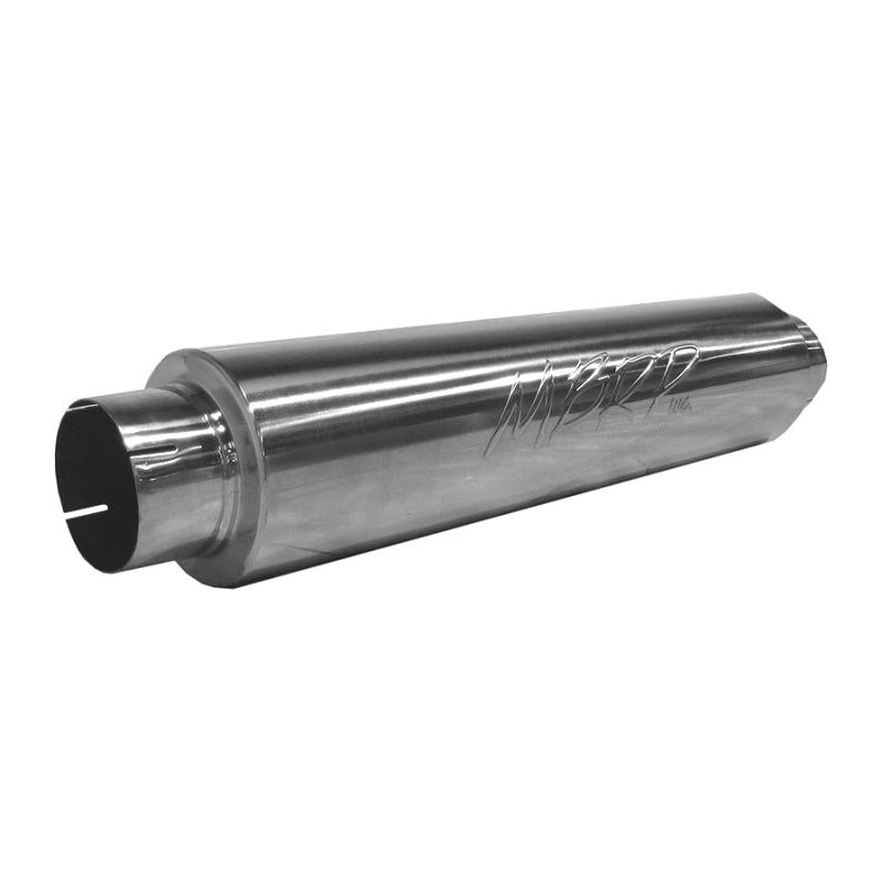 MBRP M91031 Universal Muffler - 4" inlet/outlet, 24" body, 30" overall | T409 Stainless