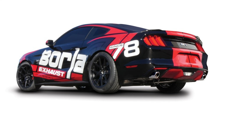Borla 11895 Atak S Rear Section 15-17 Ford Mustang GT 5.0L V8 MT/AT 2.5in pipe 4in tip - #11895