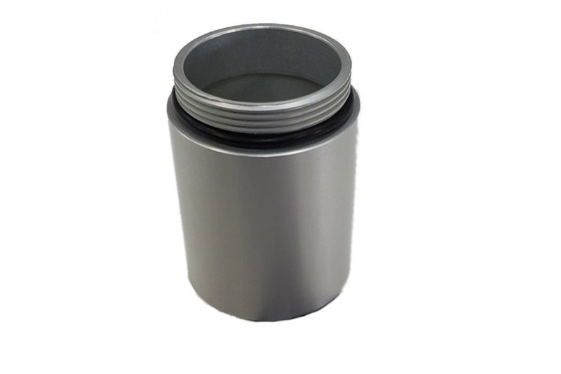 J&L 11-19 Ford F-150 2.7L/3.5L/5.0L Passenger Side Oil Separator 3.0 Cannister Extension - Clear Anodized - #EXT-C