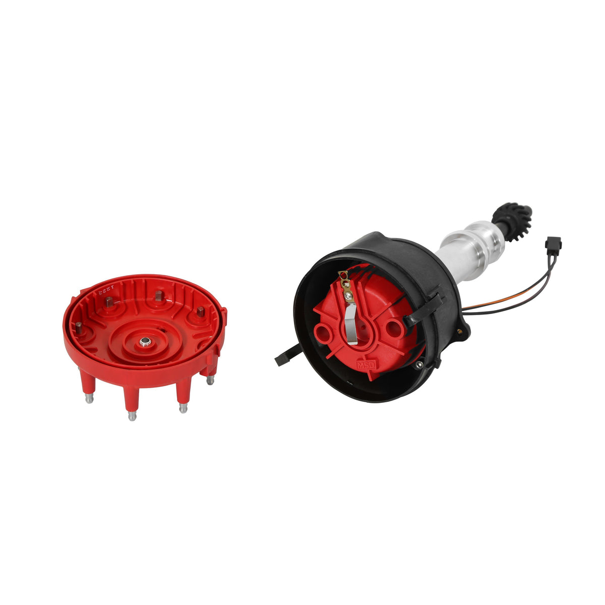 MSD 85801 for Ford V8 351C-460 Billet Distributor, STEEL GEAR