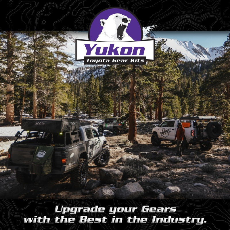 Yukon Gear & Axle YGKT006-456-3 Ring & Pinion Gear Kit Package Front & Rear with Install Kits for - Toyota 8in/8inIFS