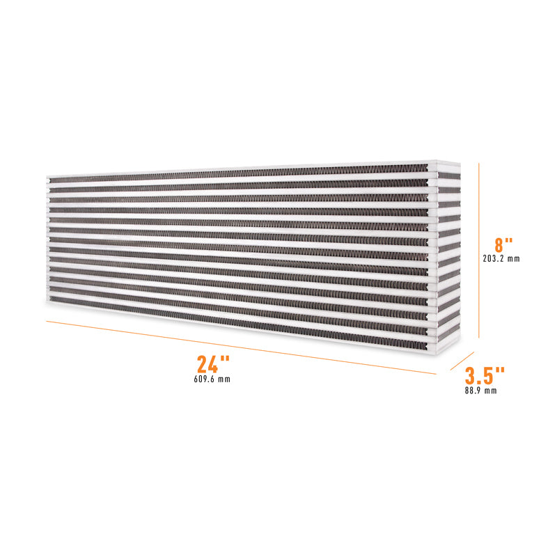 Mishimoto Universal Air-to-Air Intercooler Core - 24in / 8in / 3.5in - #MMUIC-05