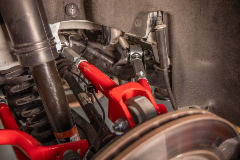 UMI Performance 2554-R Suspension Control Arm Red for 2016-2024 Chevrolet Camaro