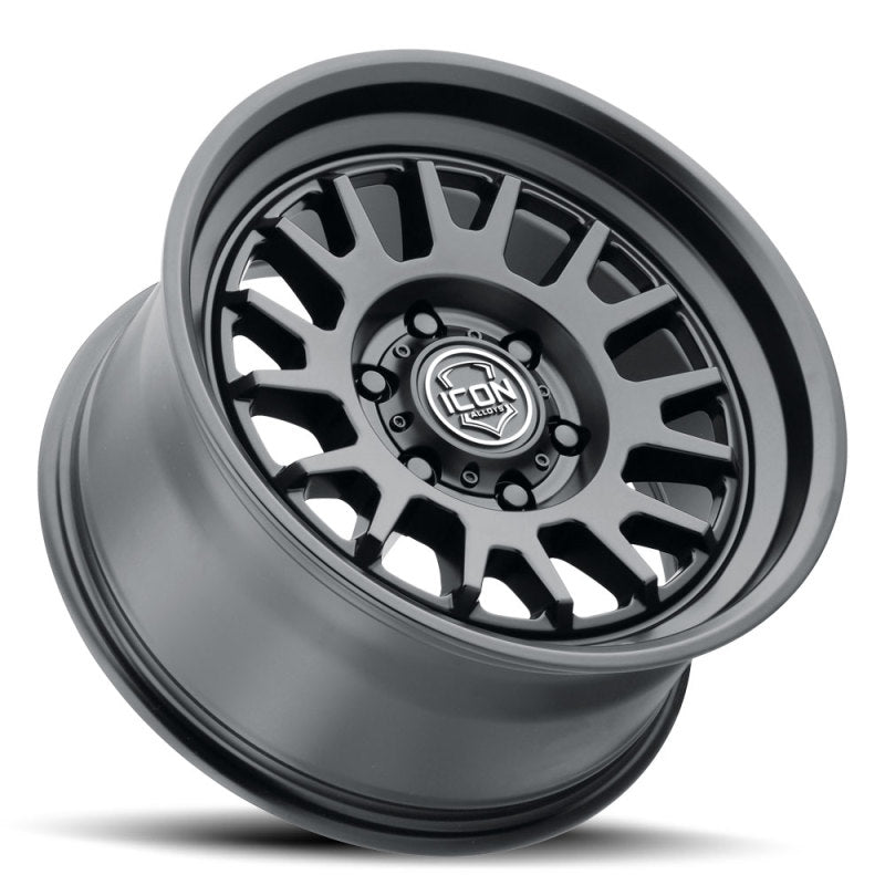 ICON Alloys Cajon 20x9 / 8x180 / 12mm / 5.5in BS Double Black Wheel