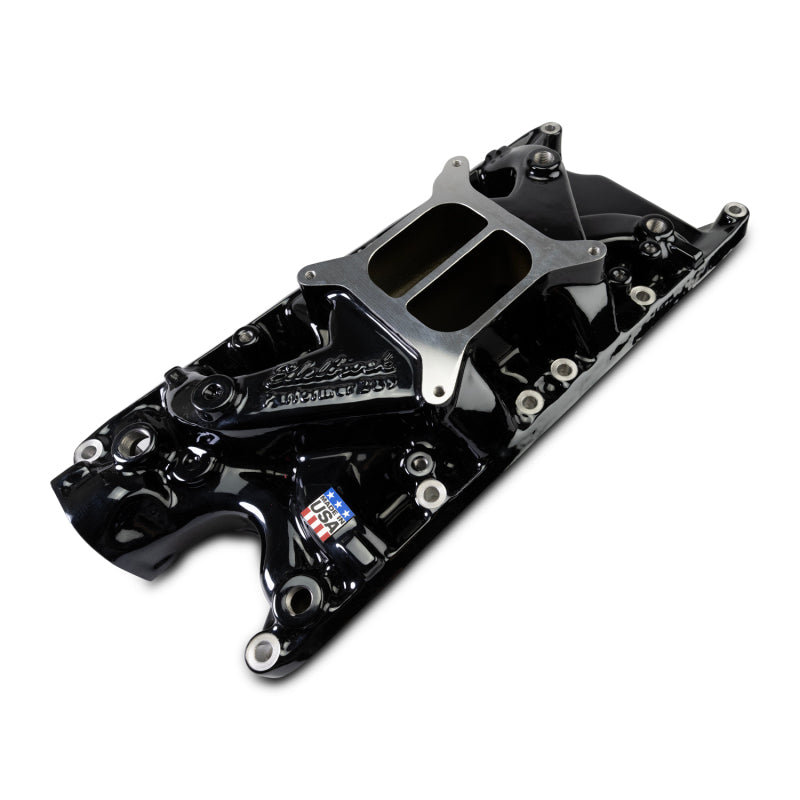 Edelbrock 2121-BP Small Block Ford Performer Intake Manifold - Black Plasma Finish