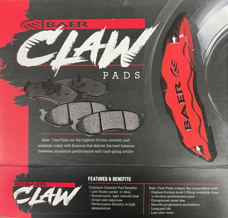 Baer Brakes 95-01 Ford Explorer Claw Brake Pads