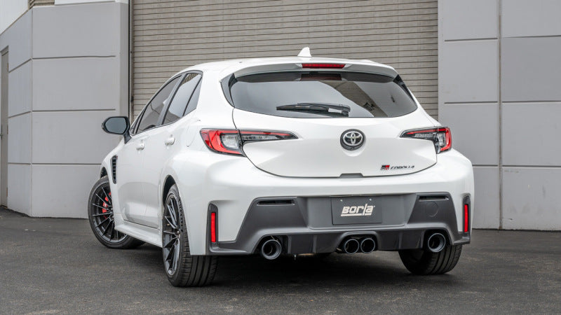 Borla 140942CB 23-24 Toyota GR Corolla ATAK Cat Back System w/ Black Tips - #140942CB
