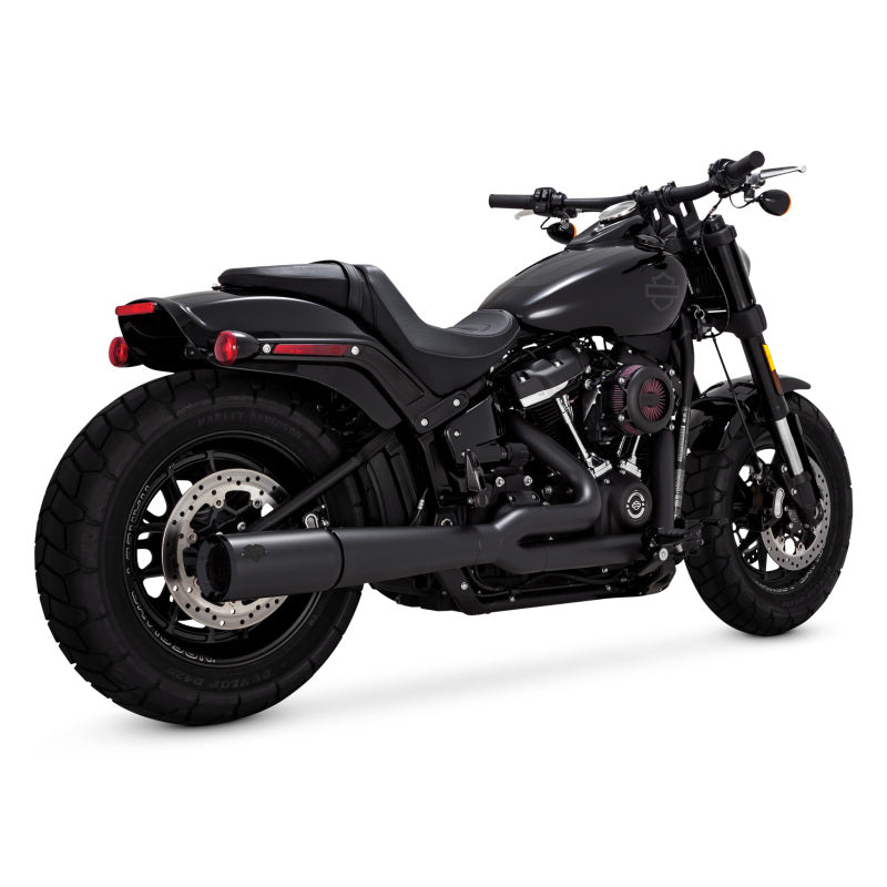 Vance & Hines 47387 Pro Pipe PCX Exhaust Black for 2018-2024 Harley-Davidson Softail