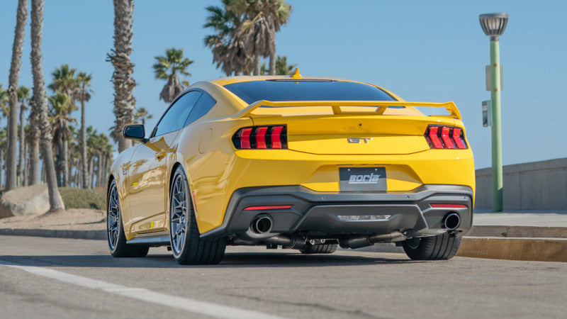 Borla 140960BC 2024 Ford Mustang GT 5.0L V8 w/o Active Exhaust S-Type Cat-Back Exhaust System - Black Chrome - #140960BC