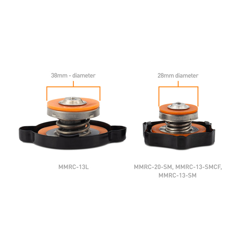 Mishimoto 1.3 Bar Rated Carbon Fiber Radiator Cap Small Import - #MMRC-13-SMCF