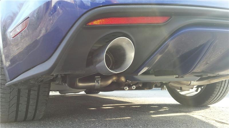 MBRP S7276BLK Axle-Back Exhaust System - 2015-2017 / 2024-2026 Ford Mustang GT 5.0L | Black Coated