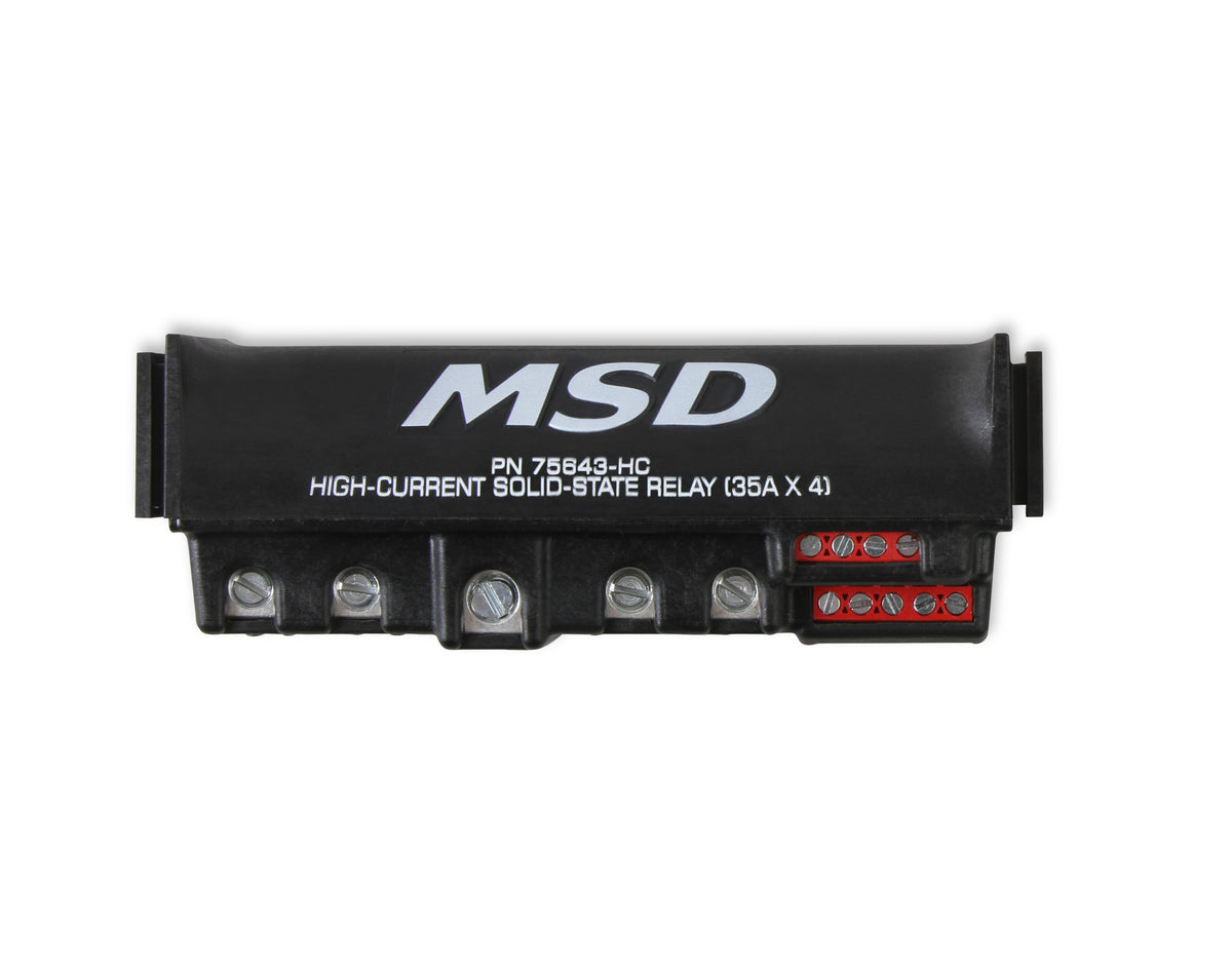MSD 75643-HC High-Current Solid-State Relay 35Ax4, Black