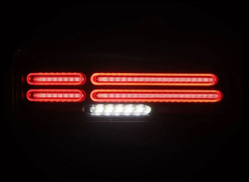 AlphaRex 691012 23-25 Nissan Z Nova-Series Quad-Loop Style Prismatic LED Tail Lights - Black