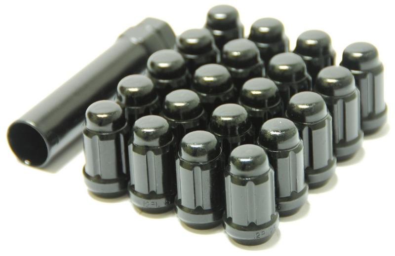 Wheel Mate 41886B Muteki Closed End Lug Nuts Deep Black M12x1.50